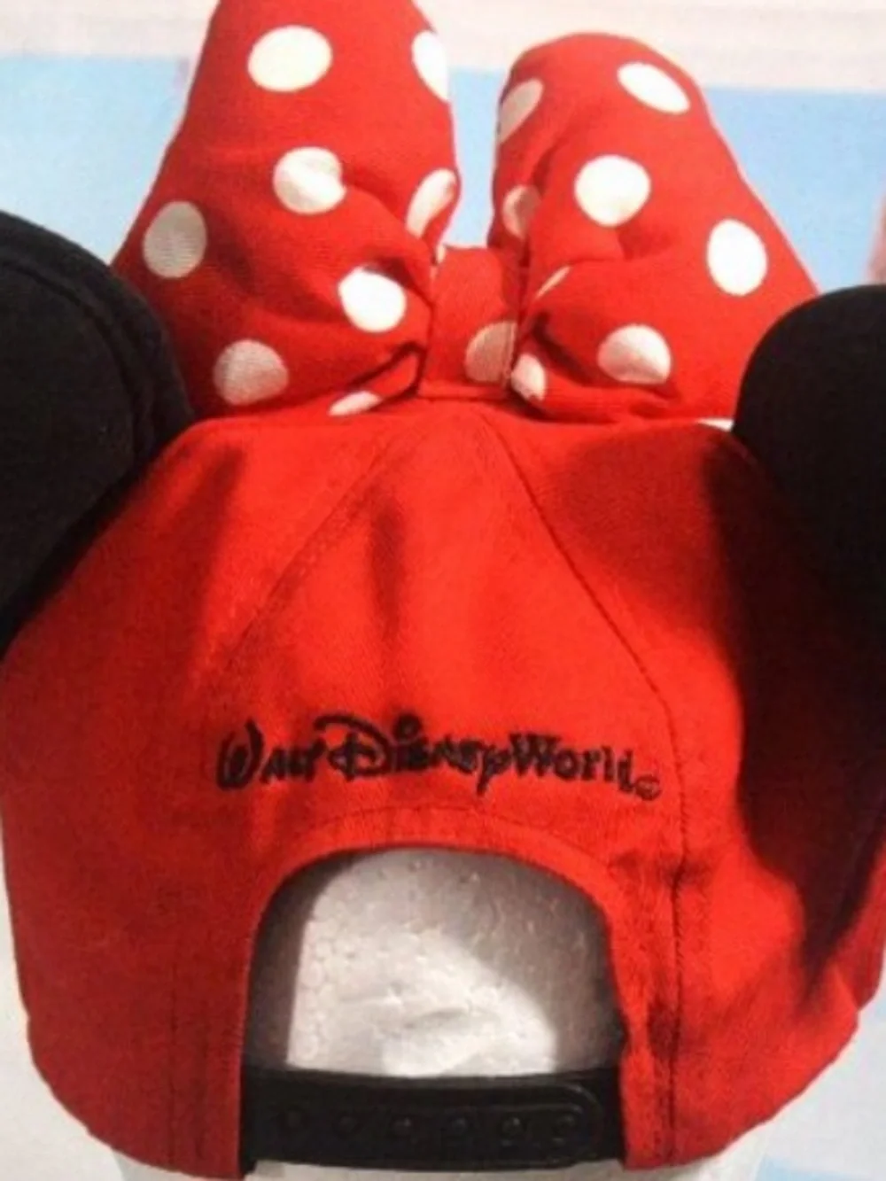 MINNIE MOUSE BASEBALL CAP with EARS YOUTH DISNEY PARKS